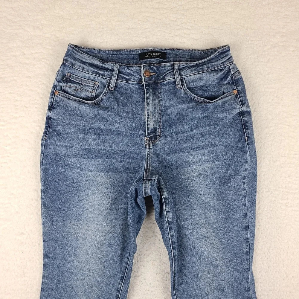 Judy Blue Jeans Womens 14W Blue Skinny Jegging Medium Wash Denim JB88259